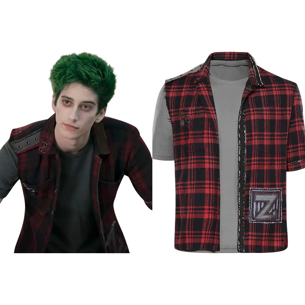Fandomsky Zombies 3 Zed Cosplay Costume T-shirt Coat Outfits Halloween Carnival Suit 3 Fandomsky Zombies 3 Zed Cosplay Costume T-shirt Coat Outfits Halloween Carnival Suit