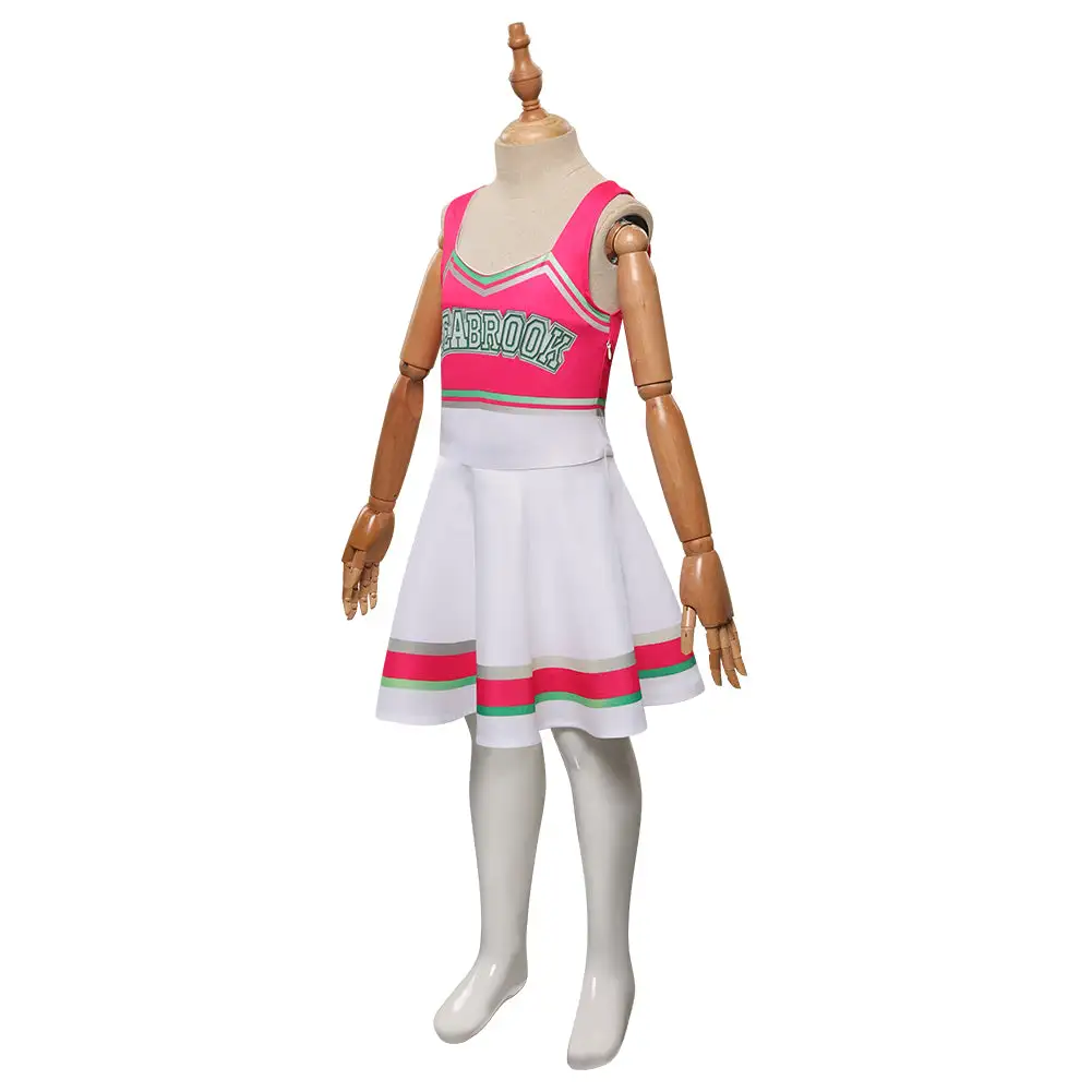 Cossky Kids Girls Zombies 3 Addison Wells Cosplay Costume Cheerleading Dress Outfits 5 Cossky Kids Girls Zombies 3 Addison Wells Cosplay Costume Cheerleading Dress Outfits - Image 3