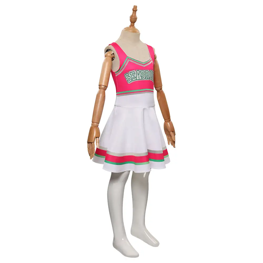 Cossky Kids Girls Zombies 3 Addison Wells Cosplay Costume Cheerleading Dress Outfits 7 Cossky Kids Girls Zombies 3 Addison Wells Cosplay Costume Cheerleading Dress Outfits - Image 5
