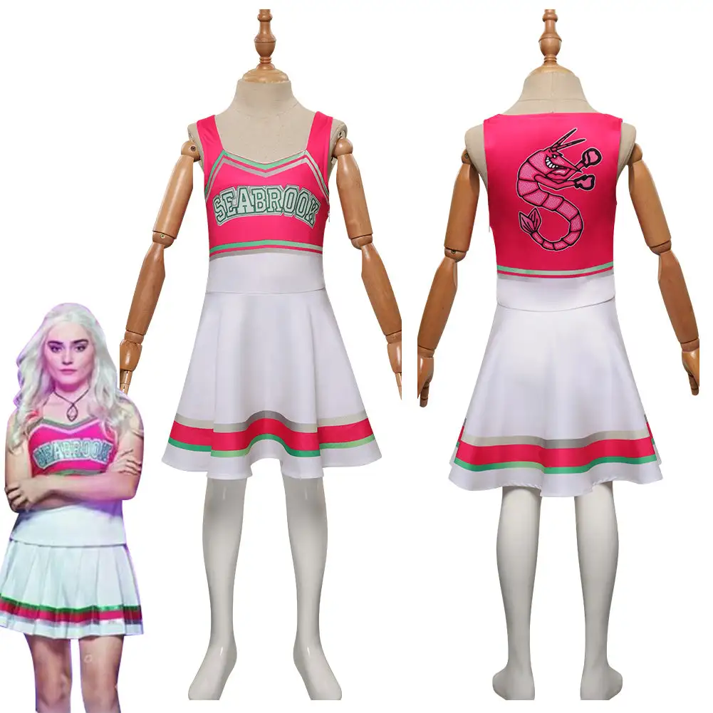 Cossky Kids Girls Zombies 3 Addison Wells Cosplay Costume Cheerleading Dress Outfits 3 Cossky Kids Girls Zombies 3 Addison Wells Cosplay Costume Cheerleading Dress Outfits