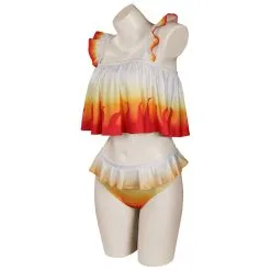 NewCosplay Rengoku Kyoujurou Bikni Swimsuit Original Designers Cosplay Costume-Cossky® -Costumes Cosplay Sales 15003963 2