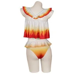 NewCosplay Rengoku Kyoujurou Bikni Swimsuit Original Designers Cosplay Costume-Cossky® -Costumes Cosplay Sales 15003963 3