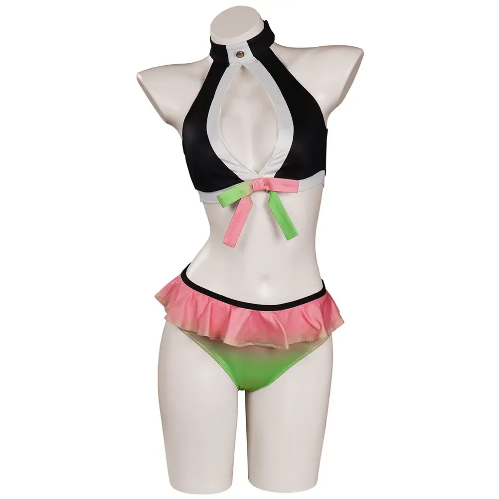 NewCosplay Kanroji Mitsuri Original Designer Sexy Swimsuit Cosplay Costume-cossky® 3 NewCosplay Kanroji Mitsuri Original Designer Sexy Swimsuit Cosplay Costume-cossky®