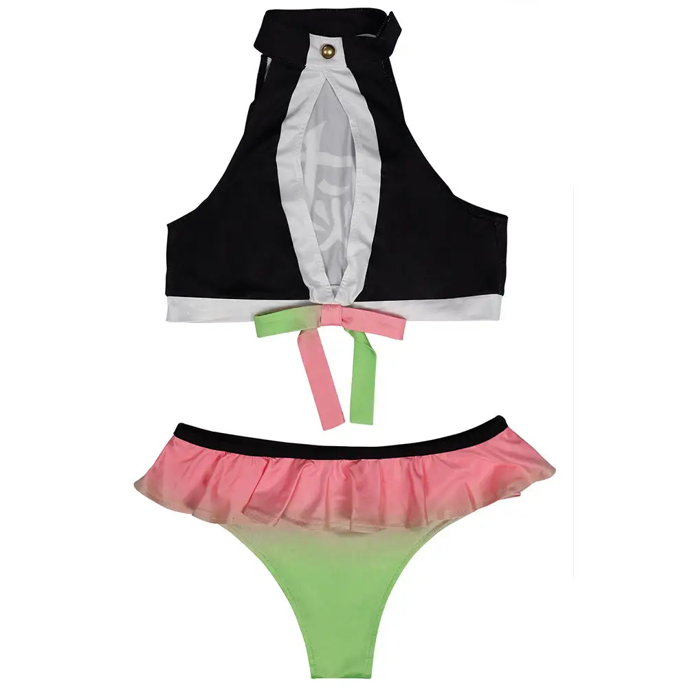 NewCosplay Kanroji Mitsuri Original Designer Sexy Swimsuit Cosplay Costume-cossky® 12 NewCosplay Kanroji Mitsuri Original Designer Sexy Swimsuit Cosplay Costume-cossky® - Image 10