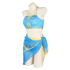 NewCosplay Breath Of The Wild：Princess Zelda - Three-Piece Sexy Swimsuit Cosplay Costume -Costumes Cosplay Sales 15003970 2