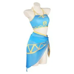 NewCosplay Breath Of The Wild：Princess Zelda - Three-Piece Sexy Swimsuit Cosplay Costume -Costumes Cosplay Sales 15003970 4