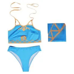 NewCosplay Breath Of The Wild：Princess Zelda - Three-Piece Sexy Swimsuit Cosplay Costume -Costumes Cosplay Sales 15003970 8