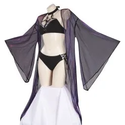 NewCosplay LoL TheWidow Maker Evelynn Sexy Swimsuit Cosplay Costume Swimwear Cloak Outfits -Costumes Cosplay Sales 15003972 2