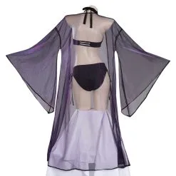 NewCosplay LoL TheWidow Maker Evelynn Sexy Swimsuit Cosplay Costume Swimwear Cloak Outfits -Costumes Cosplay Sales 15003972 3