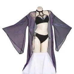 NewCosplay LoL TheWidow Maker Evelynn Sexy Swimsuit Cosplay Costume Swimwear Cloak Outfits -Costumes Cosplay Sales 15003972 4