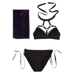 NewCosplay LoL TheWidow Maker Evelynn Sexy Swimsuit Cosplay Costume Swimwear Cloak Outfits -Costumes Cosplay Sales 15003972 8