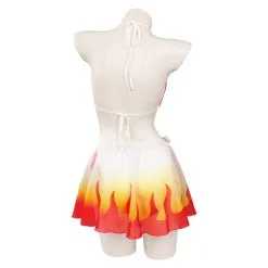 NewCosplay Rengoku Kyoujurou Sexy Jumpsuit Swimsuit Outfits 14 NewCosplay Rengoku Kyoujurou Sexy Jumpsuit Swimsuit Outfits -Costumes Cosplay Sales 15003973 3