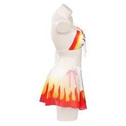 NewCosplay Rengoku Kyoujurou Sexy Jumpsuit Swimsuit Outfits 17 NewCosplay Rengoku Kyoujurou Sexy Jumpsuit Swimsuit Outfits -Costumes Cosplay Sales 15003973 6