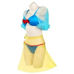 Cosplaygift Snow White Swimsuit Cosplay Costume Three-Piece Swimwear Outfits Halloween Carnival Suit -Costumes Cosplay Sales 15003978 2