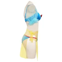 Cosplaygift Snow White Swimsuit Cosplay Costume Three-Piece Swimwear Outfits Halloween Carnival Suit -Costumes Cosplay Sales 15003978 6