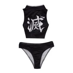 NewCossky Kids Girls Uzui Tengen Swimsuit Cosplay Costume Jumpsuit Swimwear Outfits