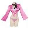 Viele Kostüme Retro Pink Ladies Grease Swimsuit Cosplay Costume Jumpsuit Swimwear Halloween Carnival Suit -Costumes Cosplay Sales 15004033 1