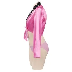 Viele Kostüme Retro Pink Ladies Grease Swimsuit Cosplay Costume Jumpsuit Swimwear Halloween Carnival Suit -Costumes Cosplay Sales 15004033 5