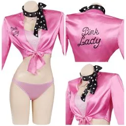 Viele Kostüme Retro Pink Ladies Grease Swimsuit Cosplay Costume Jumpsuit Swimwear Halloween Carnival Suit -Costumes Cosplay Sales 15004033 costumebuy2009