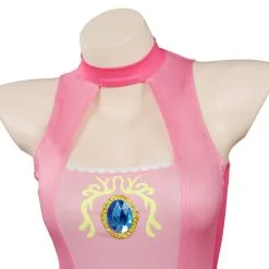 INSWEAR Princess Peach Swimsuit Cosplay Costume Jumpsuit Swimwear Outfits -Costumes Cosplay Sales 15004035 7