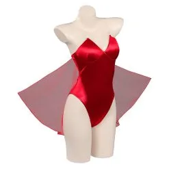 Viele Kostüme WandaVision Scarlet Witch Original Design Sexy Swimsuit Cosplay Costumes Swimwear Cloak Outfits -cossky® -Costumes Cosplay Sales 15004056 4