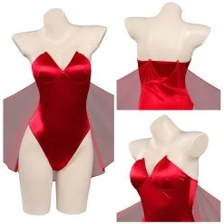 Viele Kostüme WandaVision Scarlet Witch Original Design Sexy Swimsuit Cosplay Costumes Swimwear Cloak Outfits -cossky® -Costumes Cosplay Sales 15004056 costumebuy2009