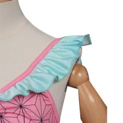 New Cosplaysky Kids Girls Kamado Nezuko Cosplay Costumes Jumpsuit Swimsuit 15 New Cosplaysky Kids Girls Kamado Nezuko Cosplay Costumes Jumpsuit Swimsuit -Costumes Cosplay Sales 15004079 5