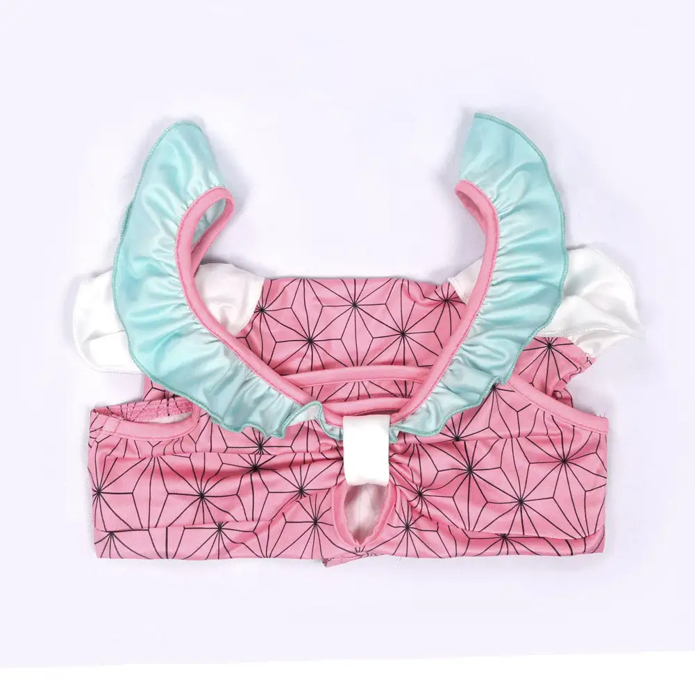 New Cosplaysky Kids Girls Kamado Nezuko Cosplay Costumes Jumpsuit Swimsuit 10 New Cosplaysky Kids Girls Kamado Nezuko Cosplay Costumes Jumpsuit Swimsuit - Image 8