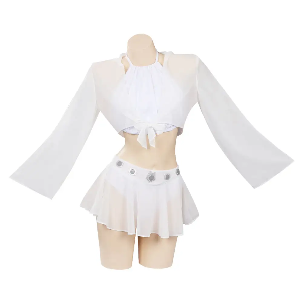 Fandombuy Star Wars: Princess Leia Original Design Cosplay Costume Swimsuit Skirt Cloak Outfits-cossky® 4 Fandombuy Star Wars: Princess Leia Original Design Cosplay Costume Swimsuit Skirt Cloak Outfits-cossky® - Image 2