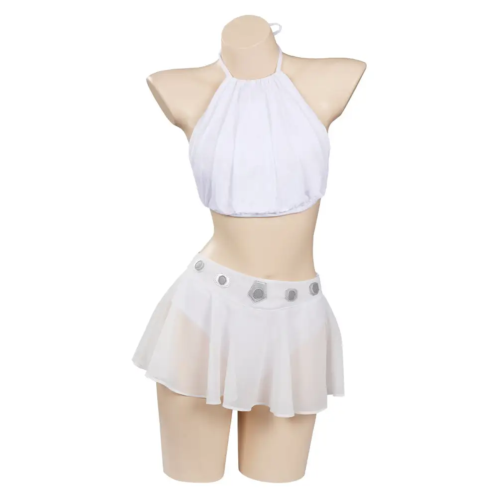 Fandombuy Star Wars: Princess Leia Original Design Cosplay Costume Swimsuit Skirt Cloak Outfits-cossky® 8 Fandombuy Star Wars: Princess Leia Original Design Cosplay Costume Swimsuit Skirt Cloak Outfits-cossky® - Image 6