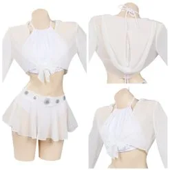 Fandombuy Star Wars: Princess Leia Original Design Cosplay Costume Swimsuit Skirt Cloak Outfits-cossky®