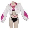 CosplaySky Spider-Man: Across The Spider-Verse Gwen Stacy Cosplay CostumeTop Shorts Cloak Swimsuit Outfits Halloween Carnival Suit -Costumes Cosplay Sales 15004144 1