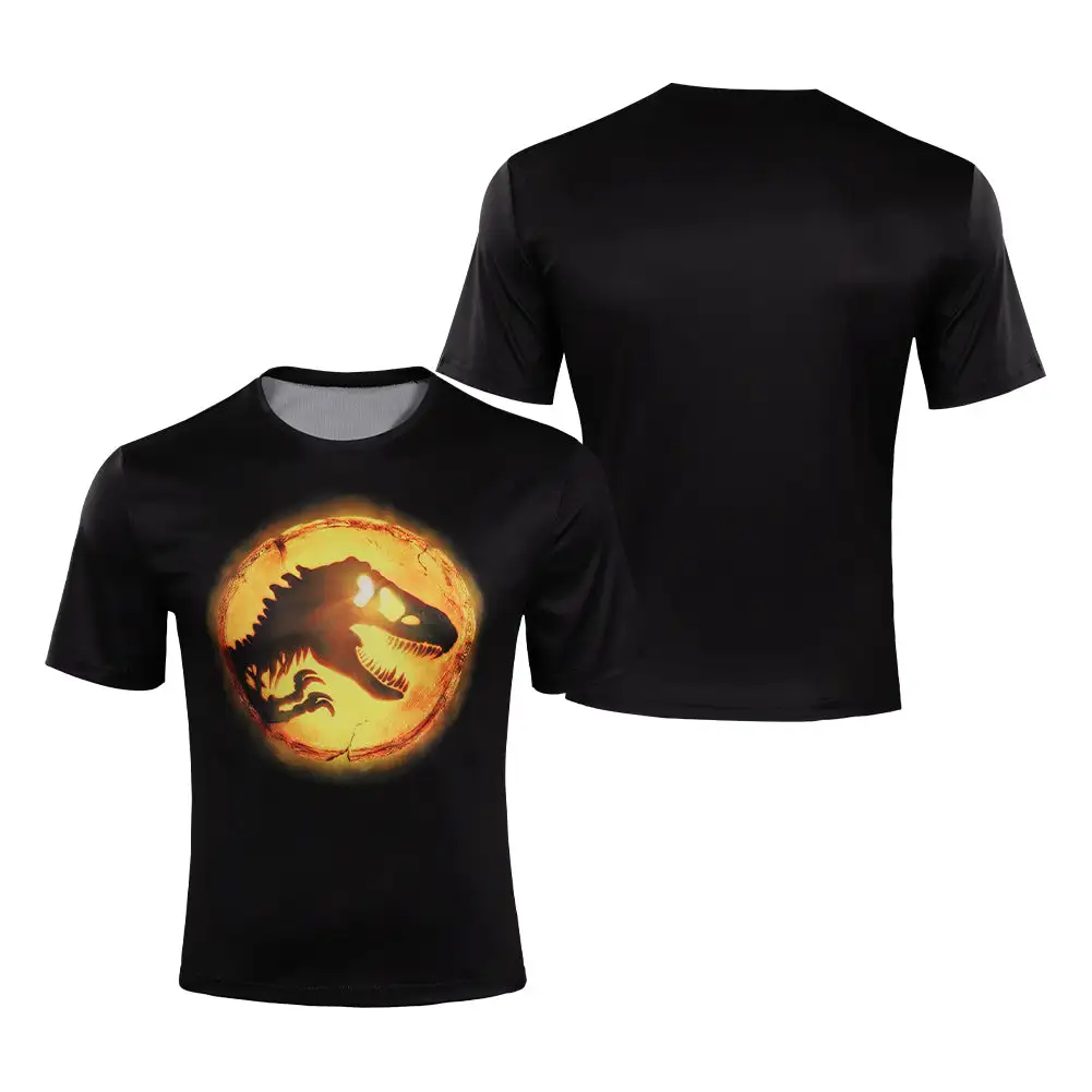Cossky Jurassic World: Dominion (2022) Original Design Cosplay Short Sleeve T-shirt 3 Cossky Jurassic World: Dominion (2022) Original Design Cosplay Short Sleeve T-shirt
