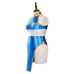 CosplaySky Street Fighter SF Chun-Li Cheongsam Plus Size Swimsuit Cosplay Costume Dress Outfits Halloween Carnival Suits -Costumes Cosplay Sales 15004270 2