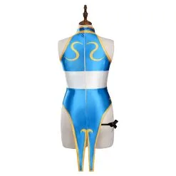 CosplaySky Street Fighter SF Chun-Li Cheongsam Plus Size Swimsuit Cosplay Costume Dress Outfits Halloween Carnival Suits -Costumes Cosplay Sales 15004270 3