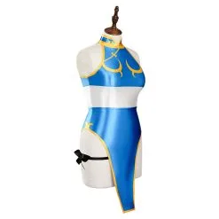 CosplaySky Street Fighter SF Chun-Li Cheongsam Plus Size Swimsuit Cosplay Costume Dress Outfits Halloween Carnival Suits -Costumes Cosplay Sales 15004270 4