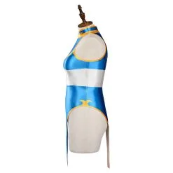 CosplaySky Street Fighter SF Chun-Li Cheongsam Plus Size Swimsuit Cosplay Costume Dress Outfits Halloween Carnival Suits -Costumes Cosplay Sales 15004270 5