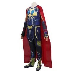 Fandomsky Kids Children Thor: Love And Thunder (2022) Thor Cosplay Costume Jumpsuit Cloak Outfits -Costumes Cosplay Sales 15004274 2