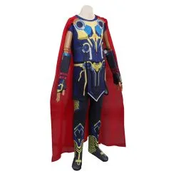 Fandomsky Kids Children Thor: Love And Thunder (2022) Thor Cosplay Costume Jumpsuit Cloak Outfits -Costumes Cosplay Sales 15004274 4