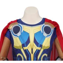 Fandomsky Kids Children Thor: Love And Thunder (2022) Thor Cosplay Costume Jumpsuit Cloak Outfits -Costumes Cosplay Sales 15004274 7