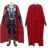 Fandomsky Kids Children Thor: Love And Thunder (2022) Thor Cosplay Costume Jumpsuit Cloak Outfits -Costumes Cosplay Sales 15004274 cosplayying