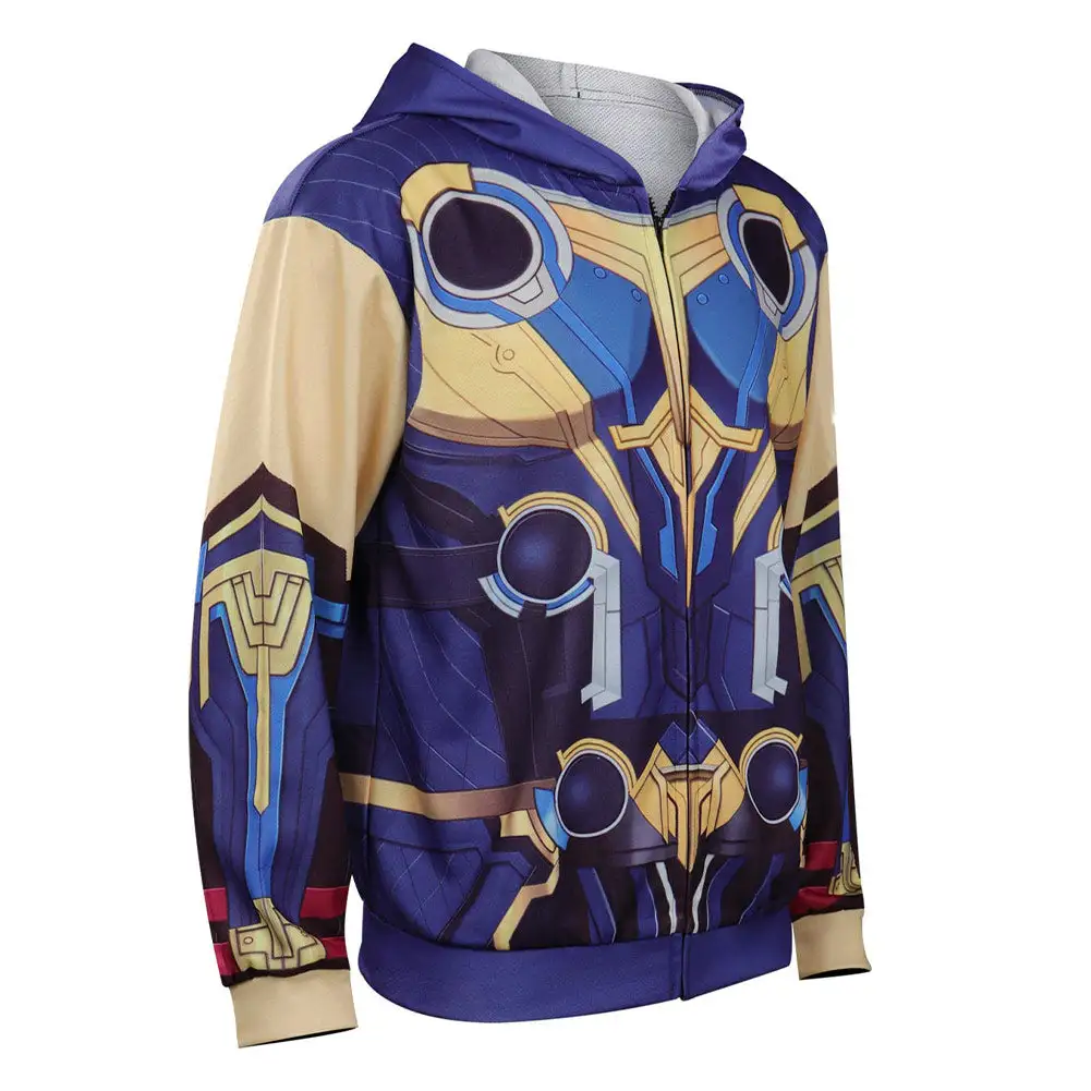 Cossky Thor: Love And Thunder Thor Original Design Cosplay Hoodie Pullover Outfits 7 Cossky Thor: Love And Thunder Thor Original Design Cosplay Hoodie Pullover Outfits - Image 5