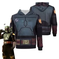 Cosplaygift The Book Of Boba Fett Original Design Cosplay Costume Hoodie Pullover Halloween Carnival Suit