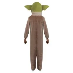 Cossky The Mandalorian Baby Yoda Jumpsuit Sleepwear Cosplay Costume For Kids Children -Costumes Cosplay Sales 15005868 3