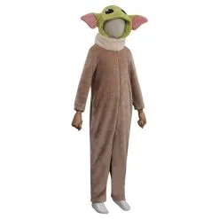 Cossky The Mandalorian Baby Yoda Jumpsuit Sleepwear Cosplay Costume For Kids Children -Costumes Cosplay Sales 15005868 4
