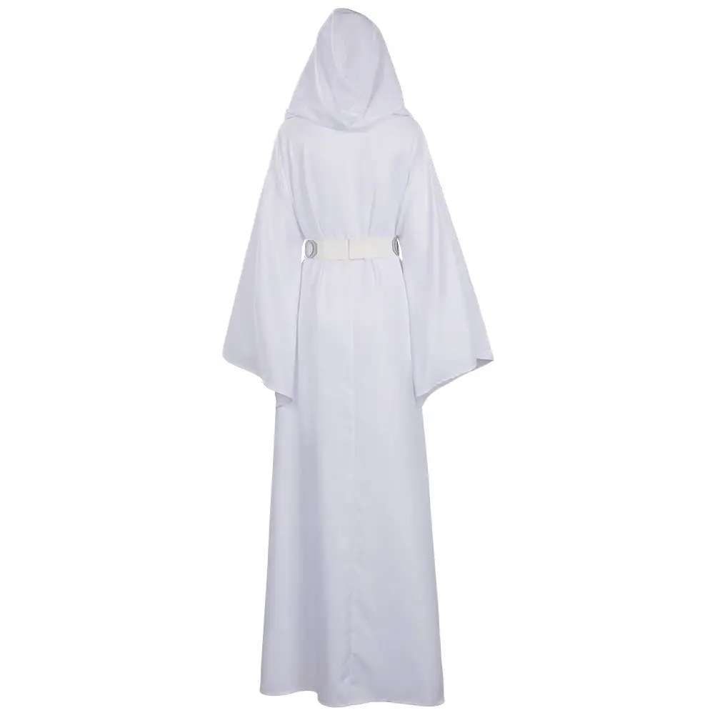 NewCossky Adult Star Wars: Princess Leia Cosplay Costume Dress Outfits Halloween Carnival Suit 6 NewCossky Adult Star Wars: Princess Leia Cosplay Costume Dress Outfits Halloween Carnival Suit - Image 4
