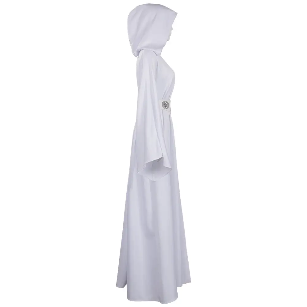 NewCossky Adult Star Wars: Princess Leia Cosplay Costume Dress Outfits Halloween Carnival Suit 9 NewCossky Adult Star Wars: Princess Leia Cosplay Costume Dress Outfits Halloween Carnival Suit - Image 7
