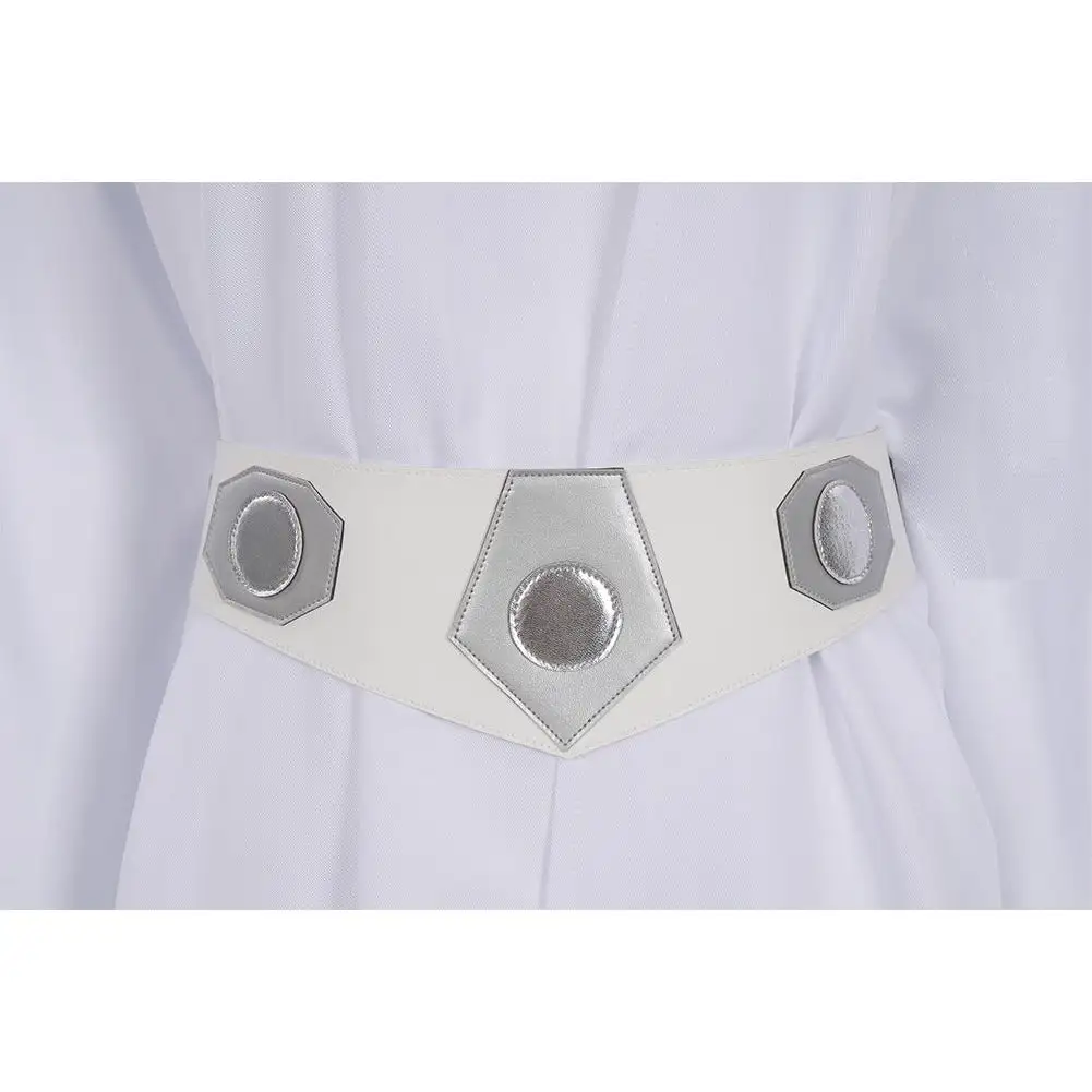 NewCossky Adult Star Wars: Princess Leia Cosplay Costume Dress Outfits Halloween Carnival Suit 11 NewCossky Adult Star Wars: Princess Leia Cosplay Costume Dress Outfits Halloween Carnival Suit - Image 9