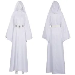 NewCossky Adult Star Wars: Princess Leia Cosplay Costume Dress Outfits Halloween Carnival Suit