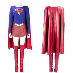 New Cosplaysky Supergirl Superwoman Kara Danvers Outfit Cosplay Costume Adult